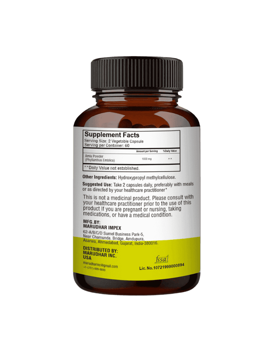 Amla Capsules, Minature, Ayurveda Store NZ
