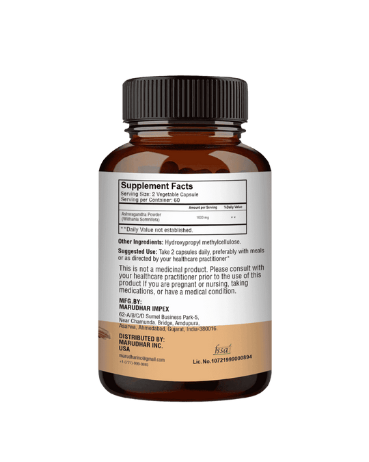 Ashwagandha capsules , Minature, Ayurveda Store Nz