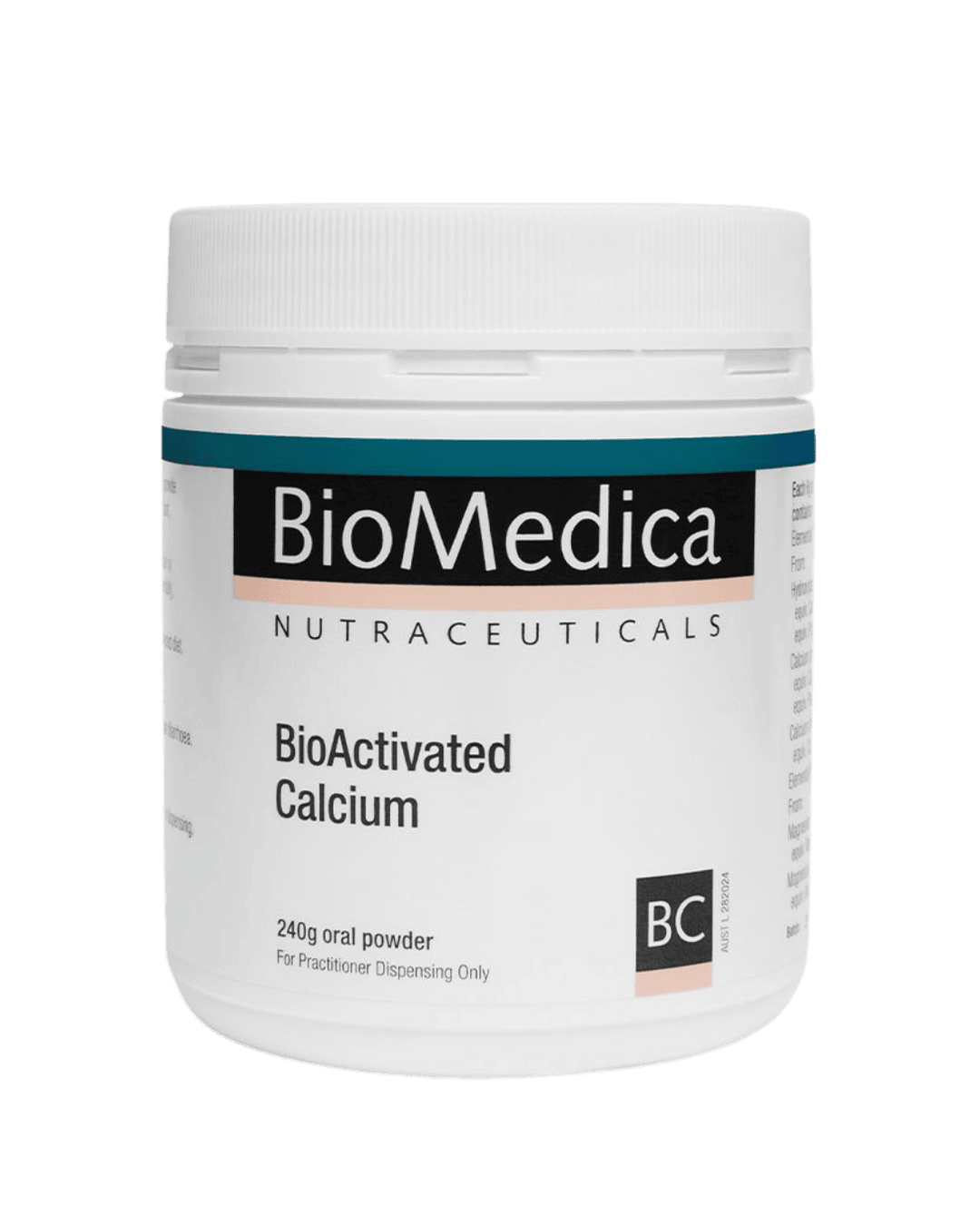 BioActivated Calcium 240g Powder