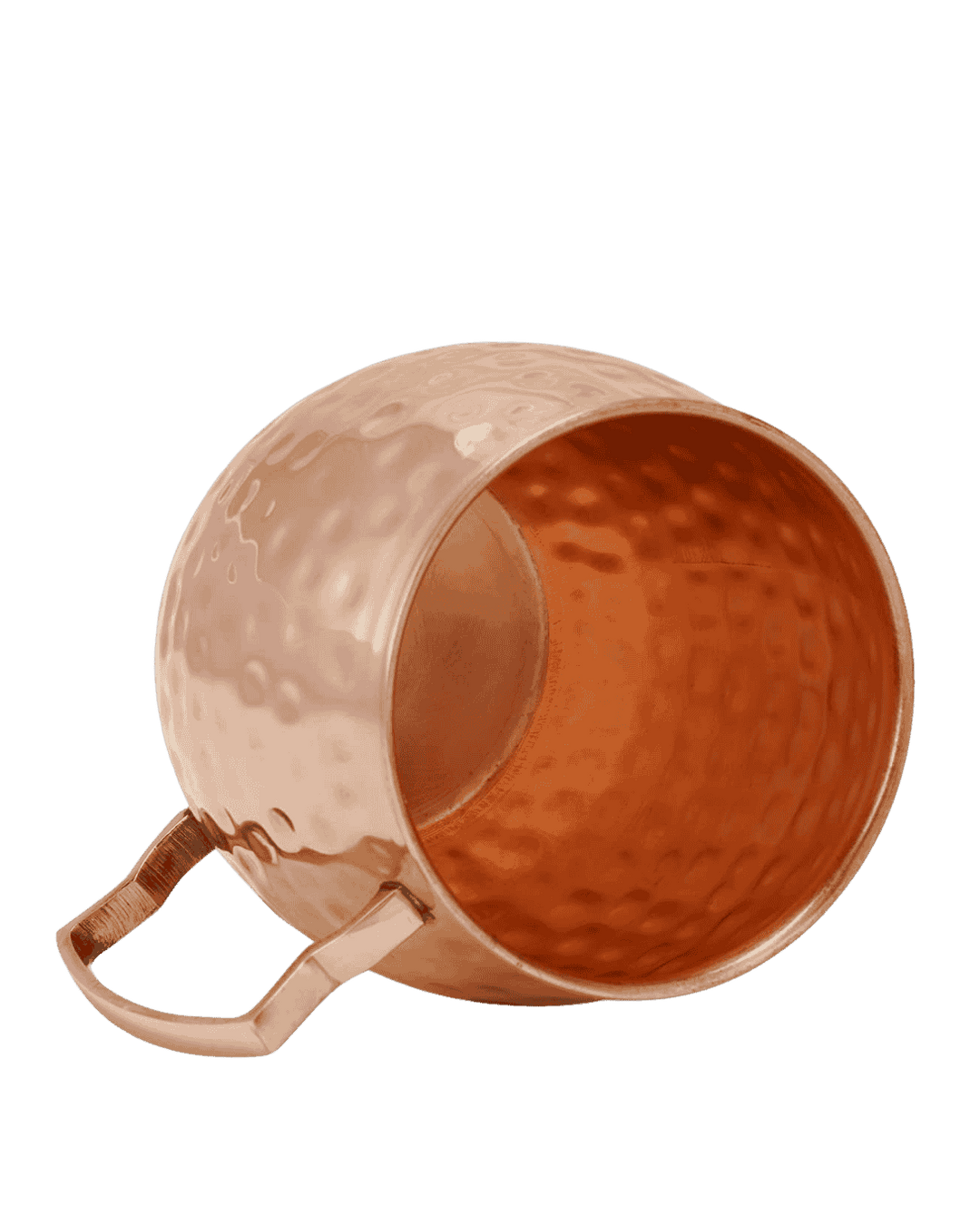 Handmade Pure Copper Mugs - Set of 4