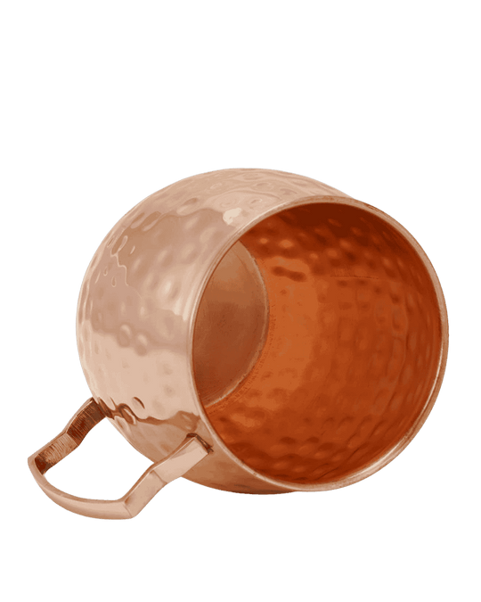 Handmade Pure Copper Mugs - Set of 4