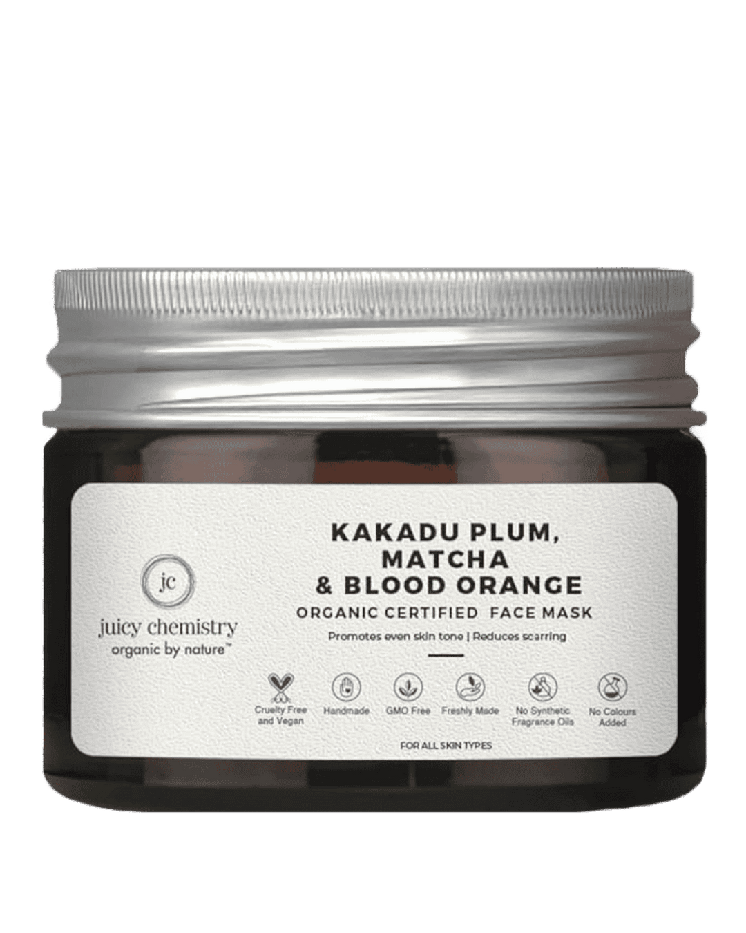 Kakadu Plum, Matcha And Blood Orange Face Mask, Juicy Chemistry, Ayurveda Store NZ