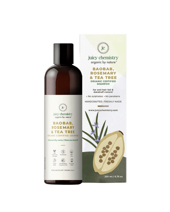 Baobab, Rosemary and Tea Tree Shampoo- 200ml