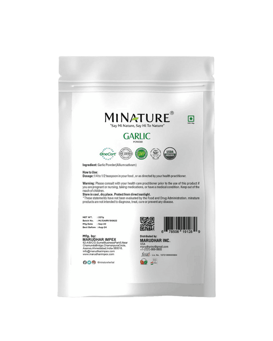Garlic Powder, Minature, Ayurveda Store NZ