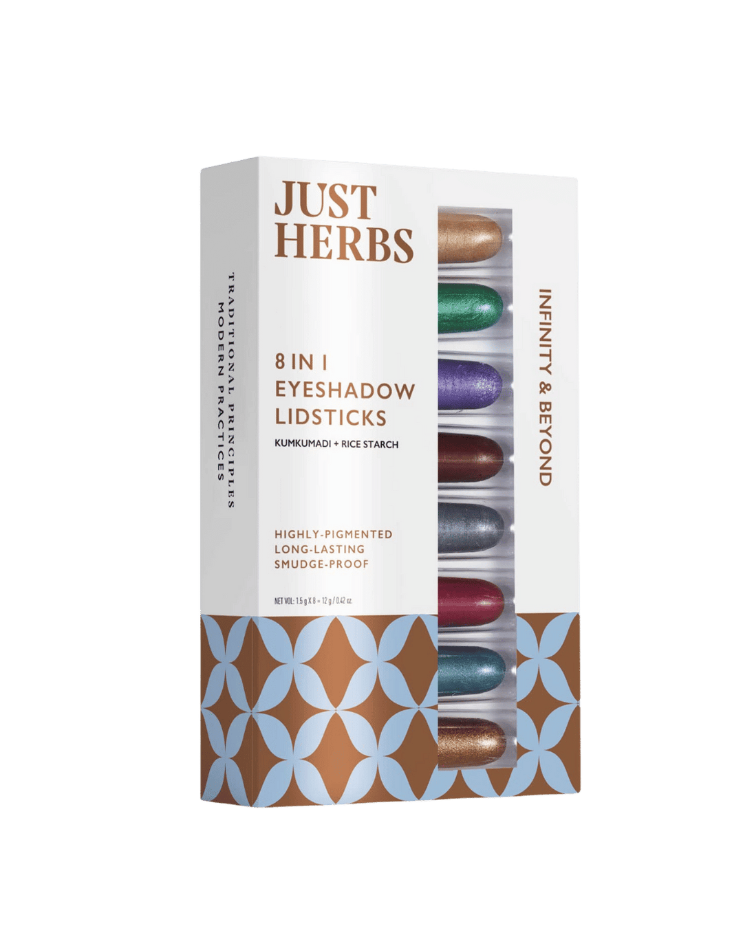 8 in 1 Eyeshadow Lidsticks Infinity And Beyond - Long Lasting | No Talc