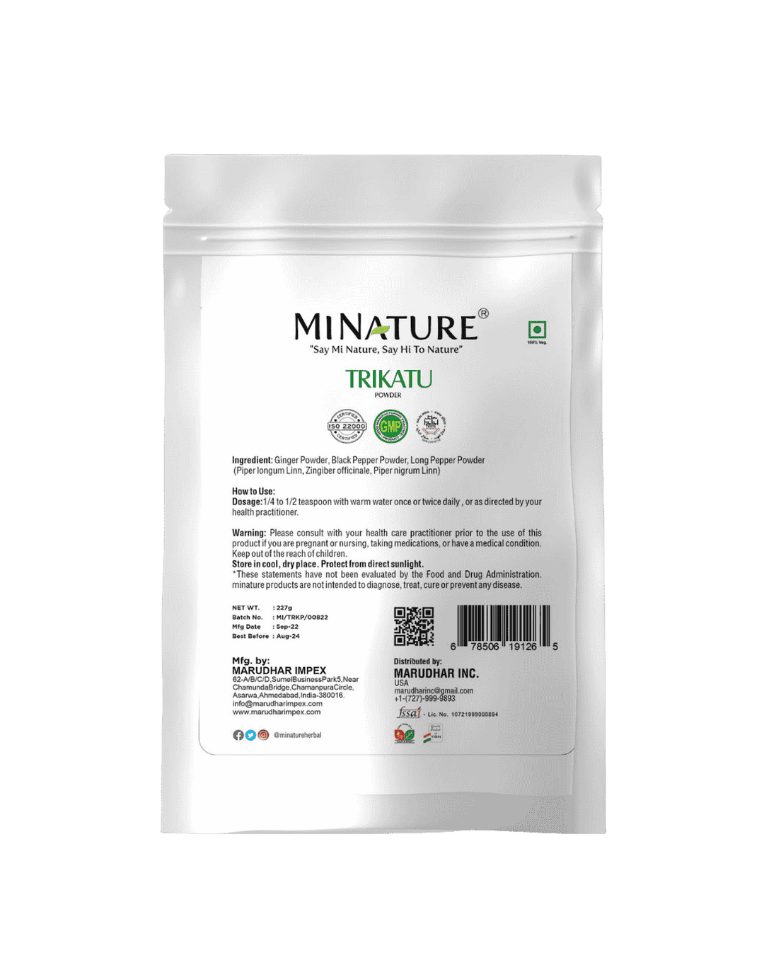 Minature, Trikatu, Ayurveda Store