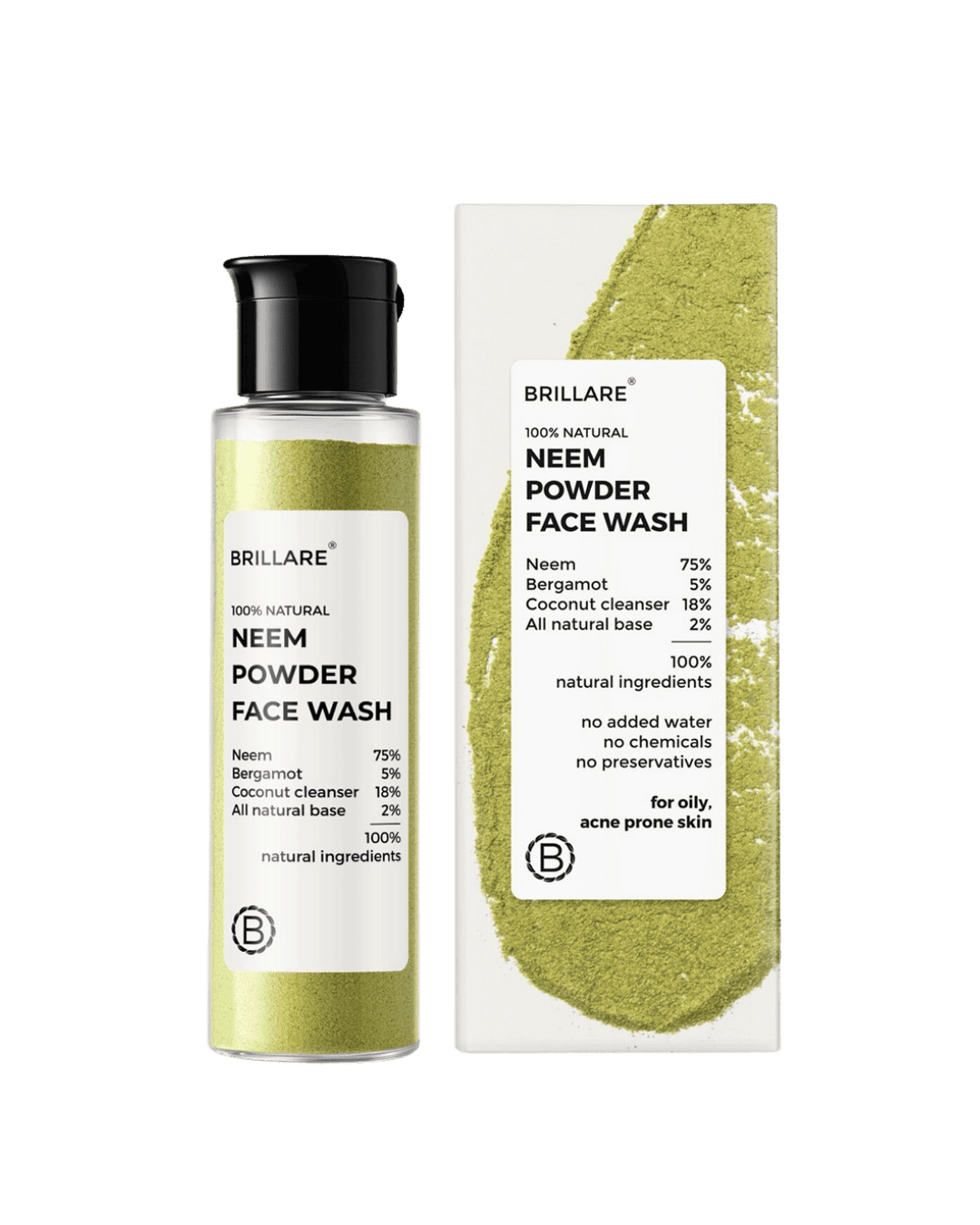 Neem Powder Face Wash For Acne-Prone Skin