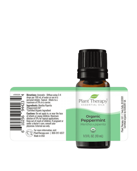 Organic Peppermint Essential Oil - USDA Certified