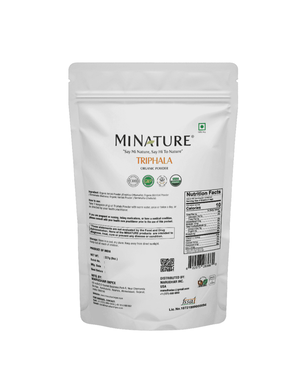Organic Triphala Powder, Minature, Ayurveda Store NZ
