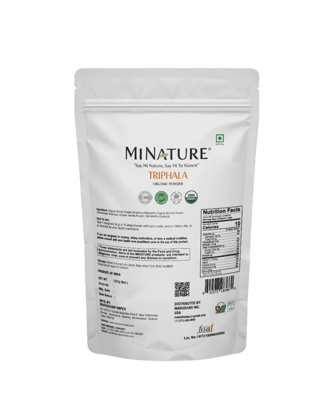 Organic Triphala Powder, Minature, Ayurveda Store NZ