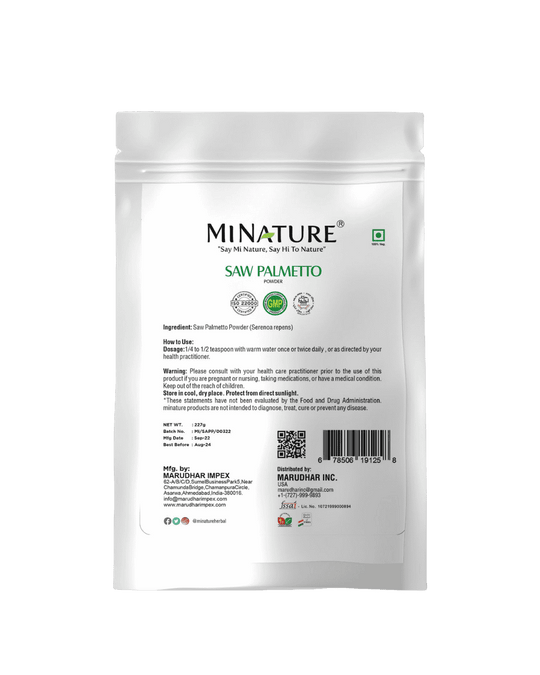 Saw Palmetto Powder, Minature, Ayurveda Store NZ