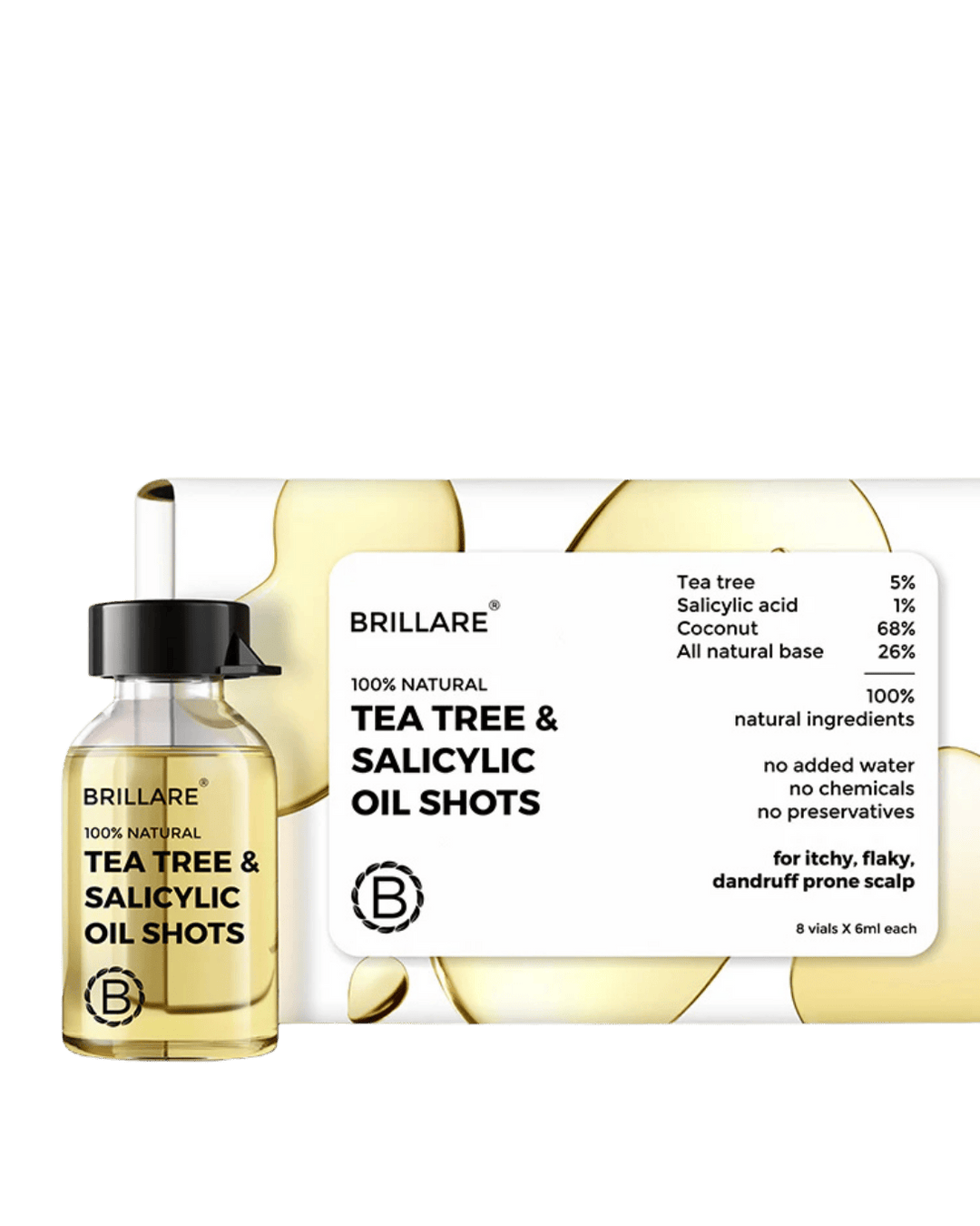 Tea Tree & Salicylic Oil Shots For Dandruff Control
