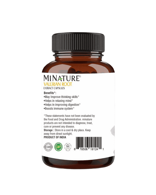 Valerian Root Capsules, Minature, Ayurveda Store NZ