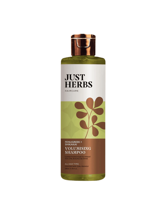 Volumising Shampoo, Fenugreek, Shikakai, Just Herbs, Ayurveda Store NZ