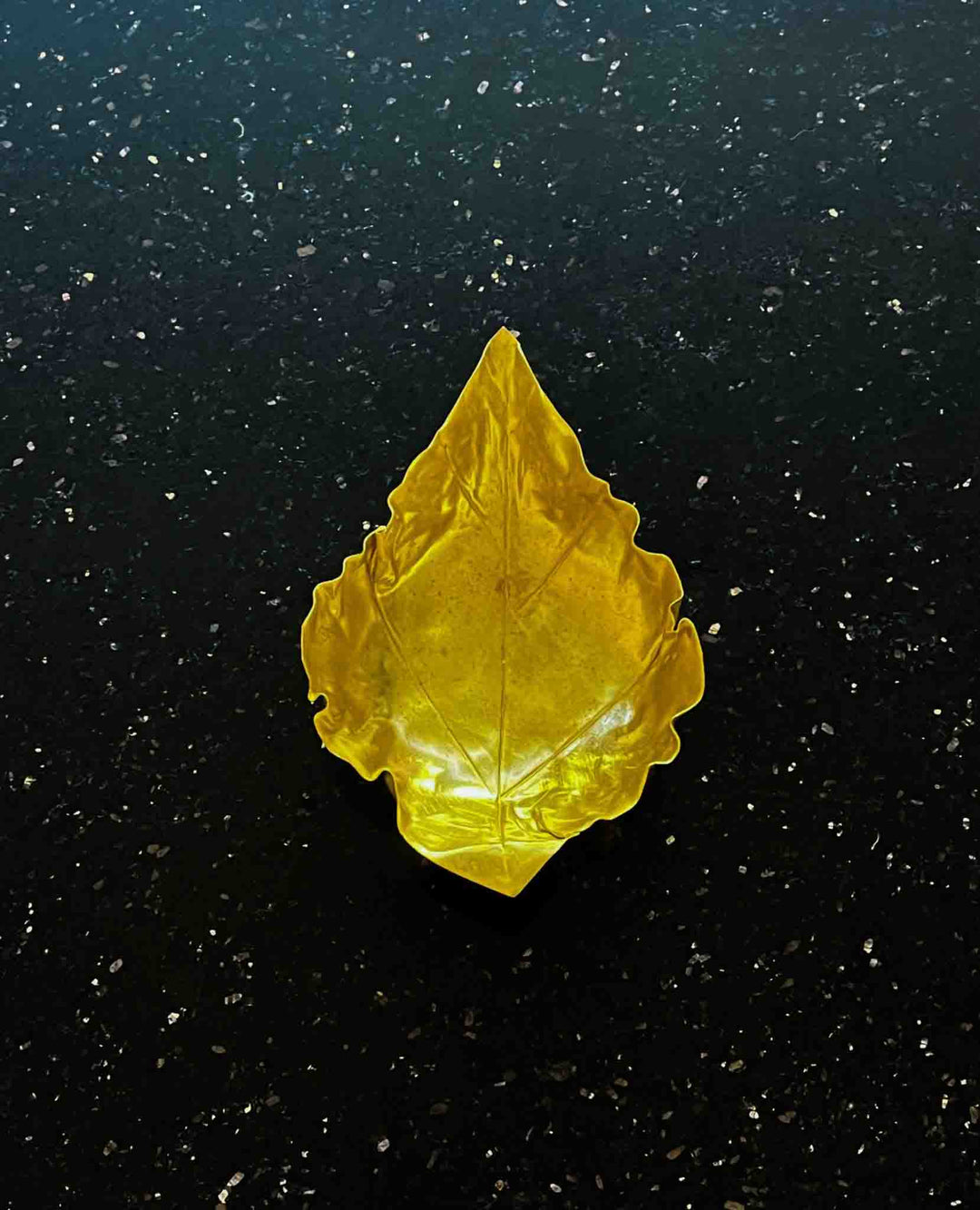 Brass Floating Leaf Shaped Lamps (Diyas) | Tea-light candle holder.