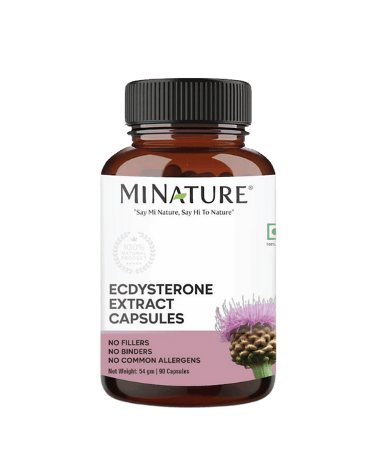 100% Natural Ecdysterone Extract Capsules 90 Veg Caps | 500mg