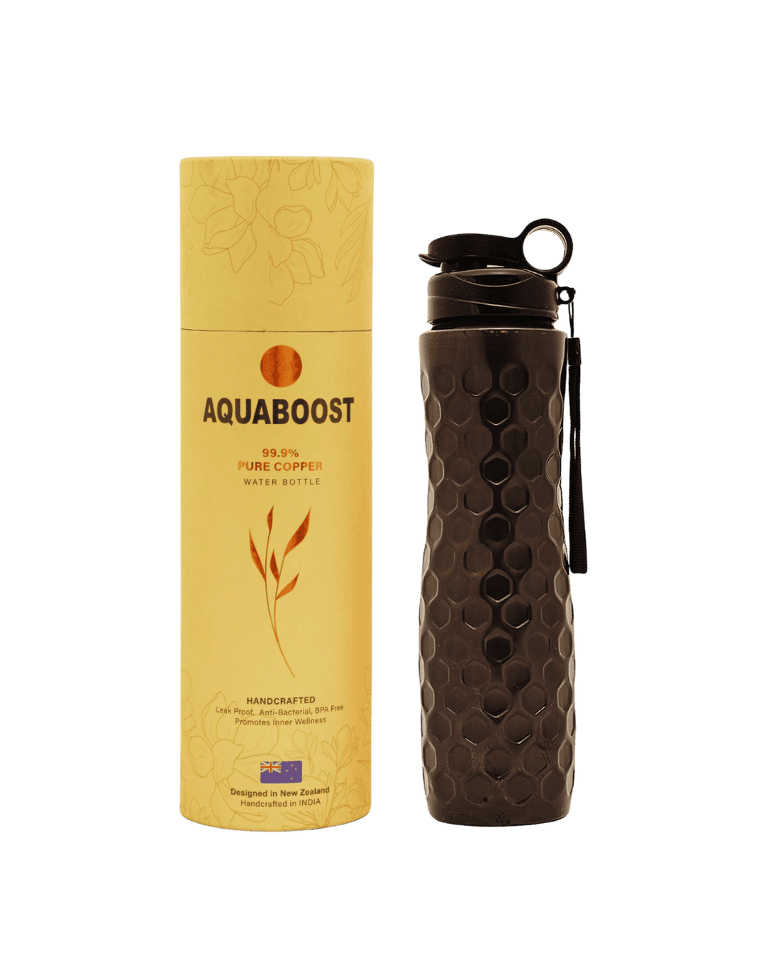 Pure Copper Water Bottle, Ayurveda Store NZ