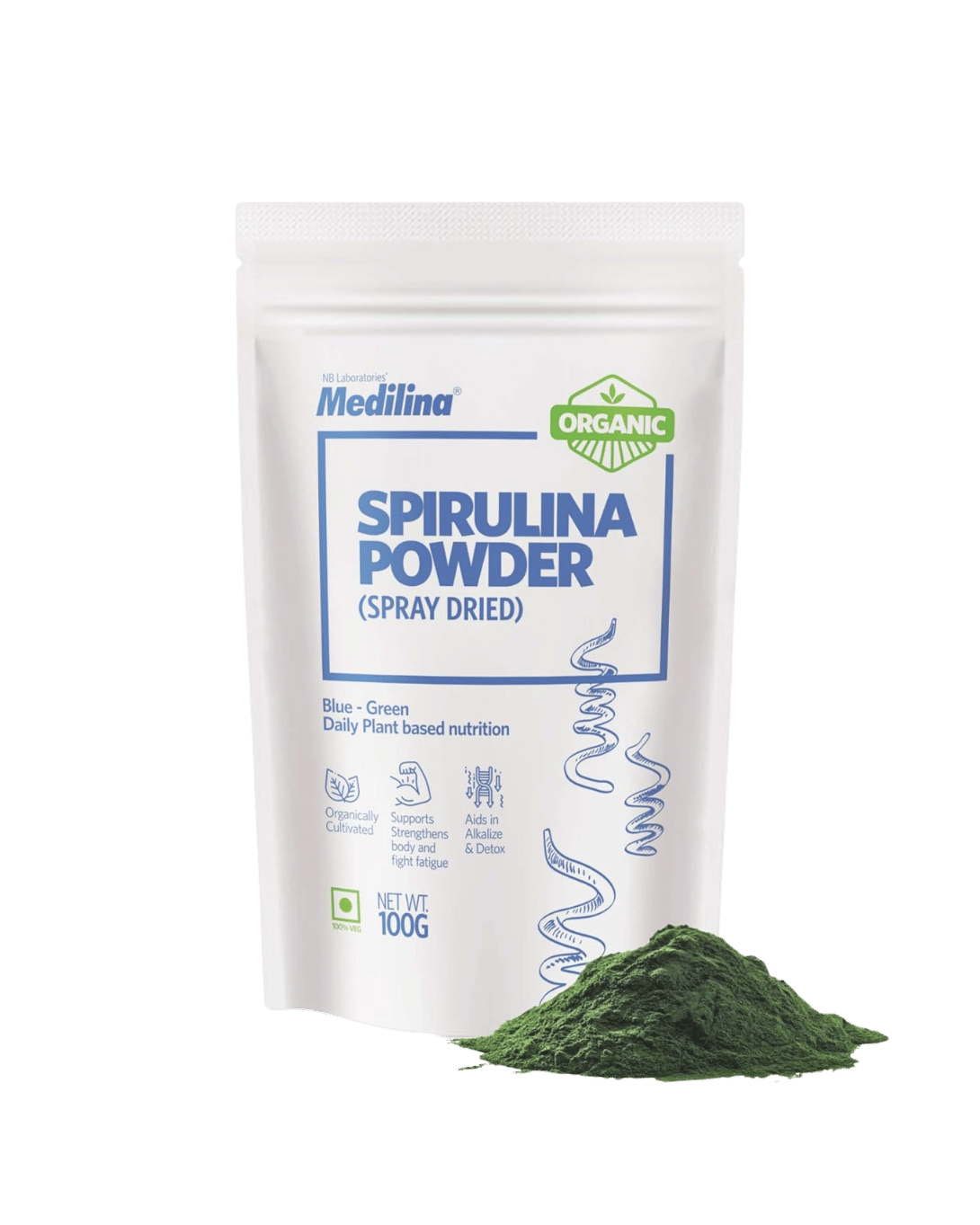 Spirulina Powder, Medilina, Ayurveda Store NZ