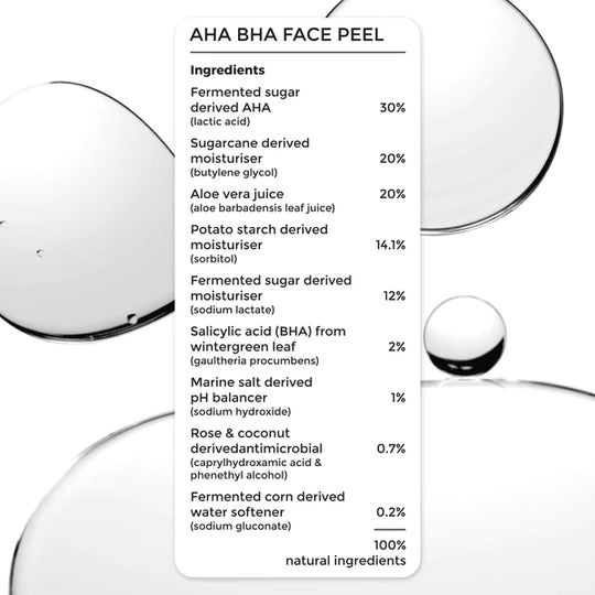 AHA, BHA, Face Peel, Brillare, Ayurveda Store NZ