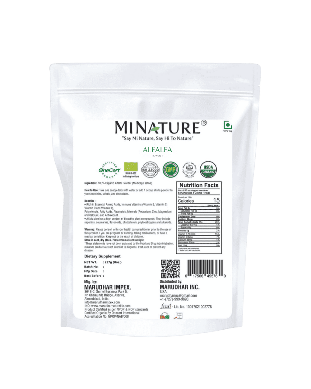 Alfalfa, Minature, Ayurveda Store NZ
