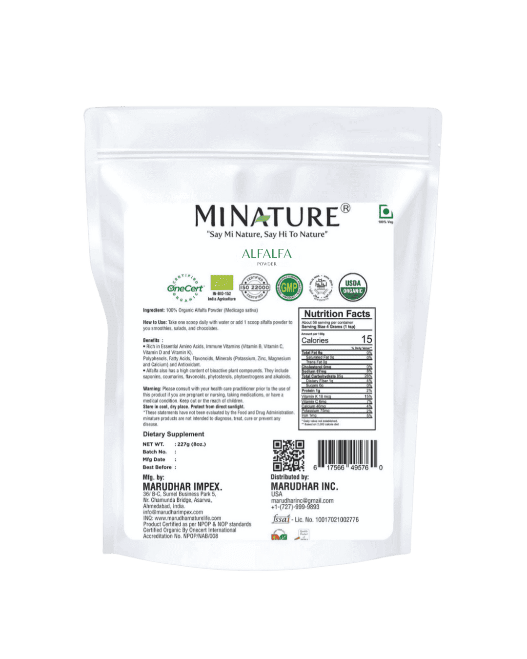Alfalfa, Minature, Ayurveda Store NZ
