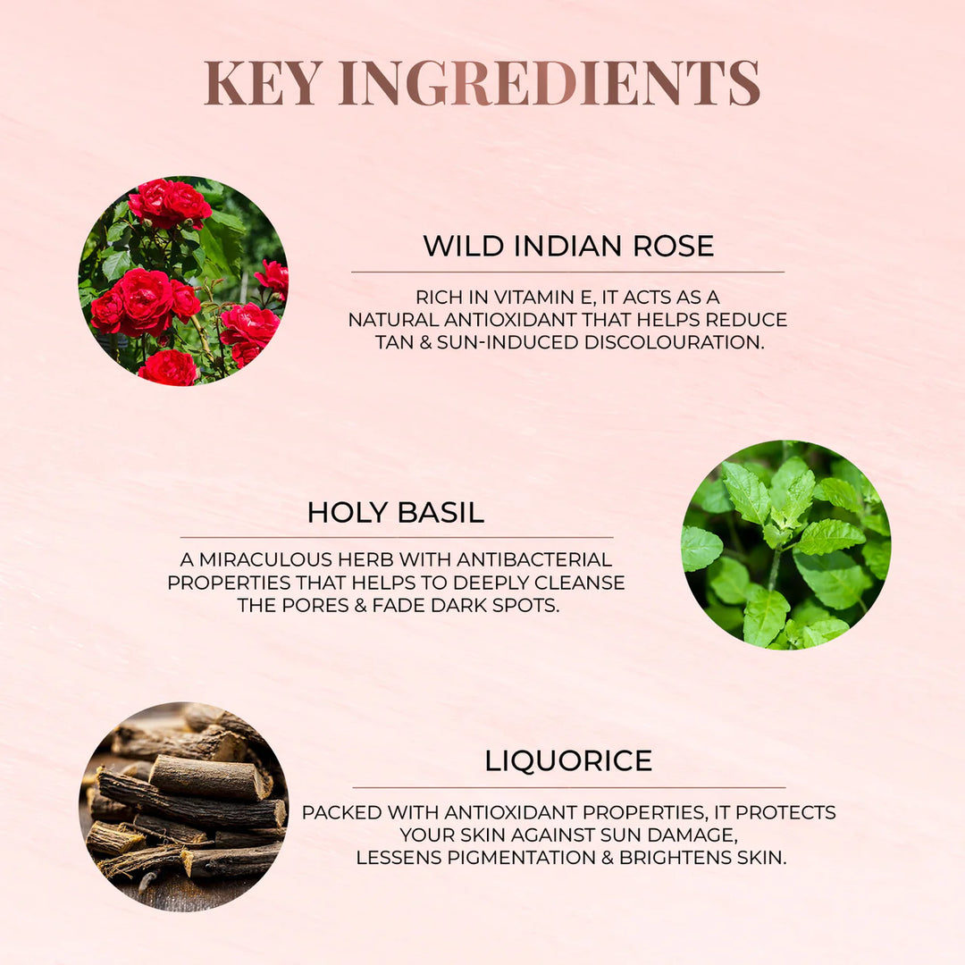 Anti-Tan Face Pack, Wild Indian Rose, Just Herbs, Ayurveda Store NZ