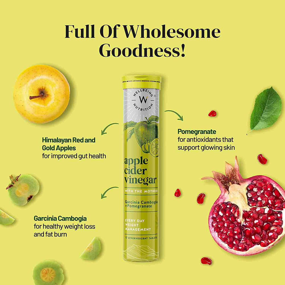 Apple Cider Vinegar Effervescent with Garcinia & Pomegranate