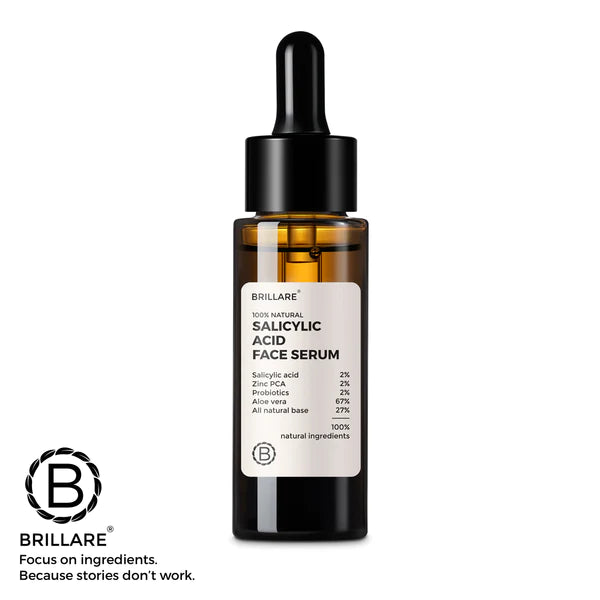 2% Salicylic Acid Face Serum, Brillare, Ayurveda Store NZ