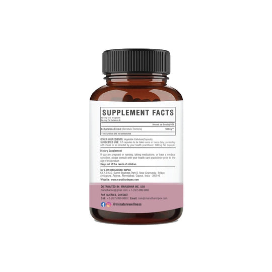 Minature, Ecdysterone Extract Capsules, Ayurevda Store NZ