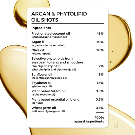 Argan & Phytolipid Oil Shots, Brillare, Ayurveda Store NZ