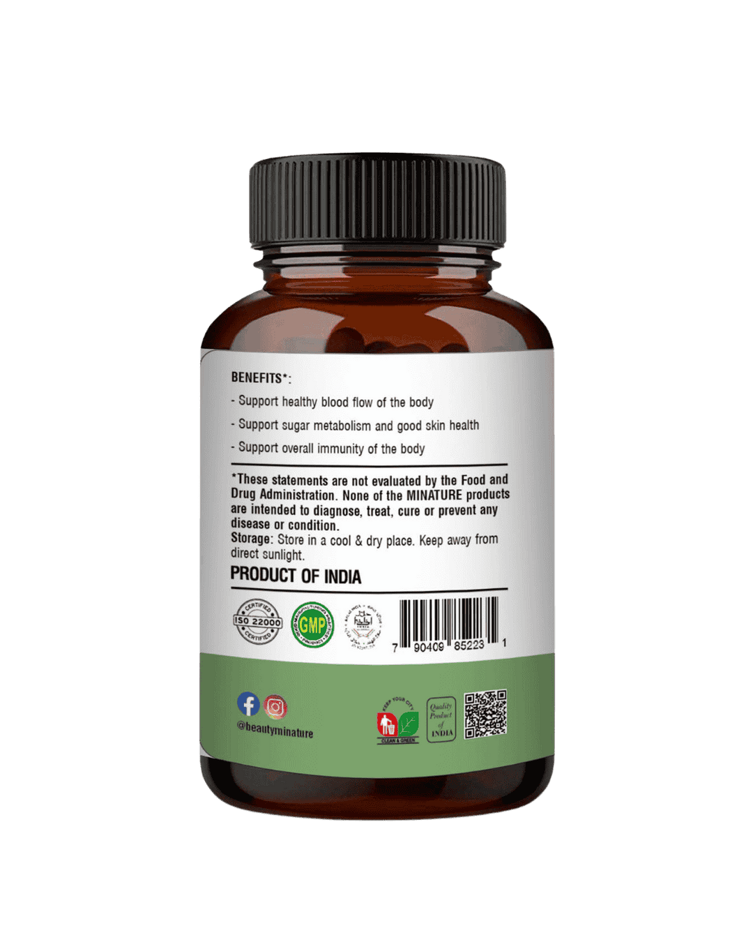 High Potency Berberine Extract Capsules 60 Veg Caps | 500mg