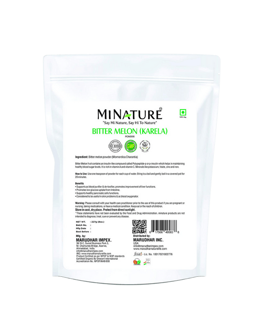 100% Natural Bitter Melon Powder (Karela)