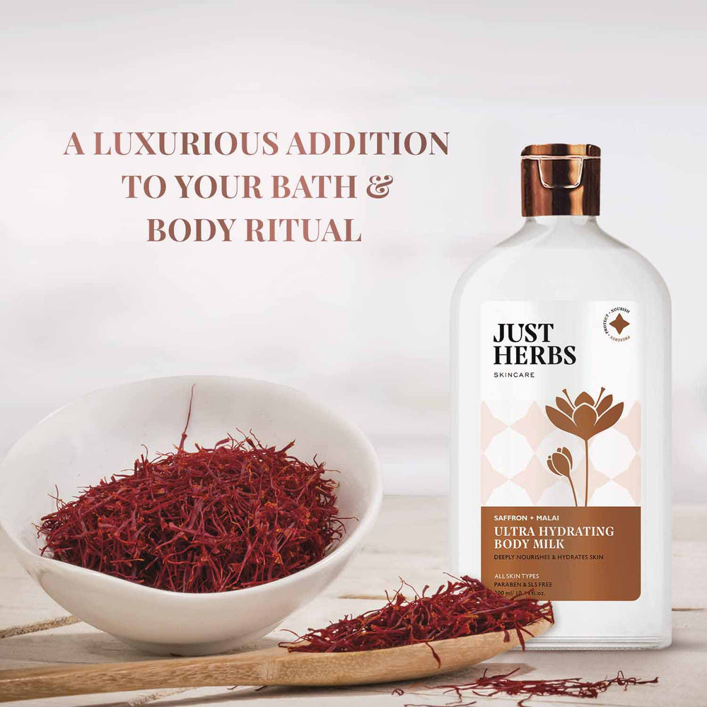 Ultra Hydrating Body Milk with Saffron and Malai