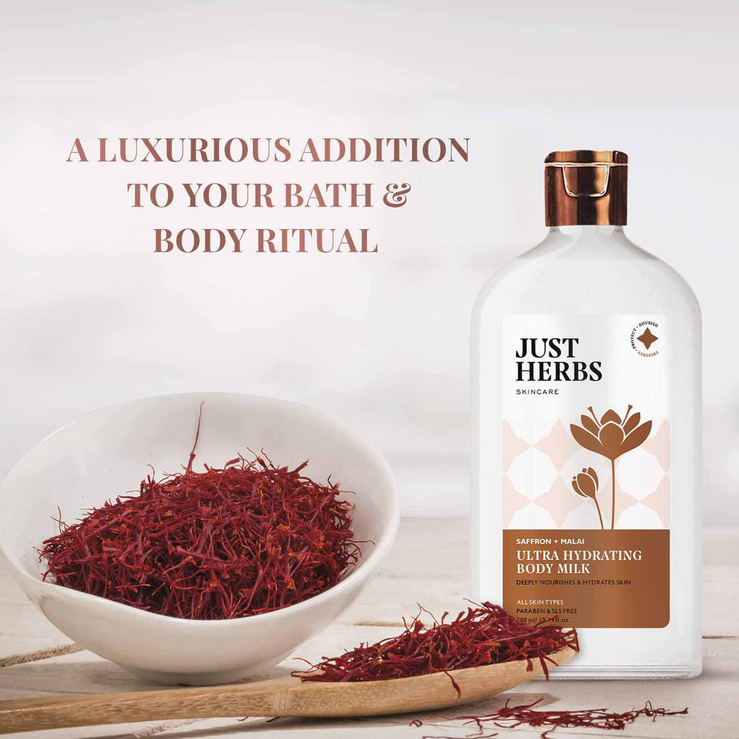 Ultra Hydrating Body Milk with Saffron and Malai