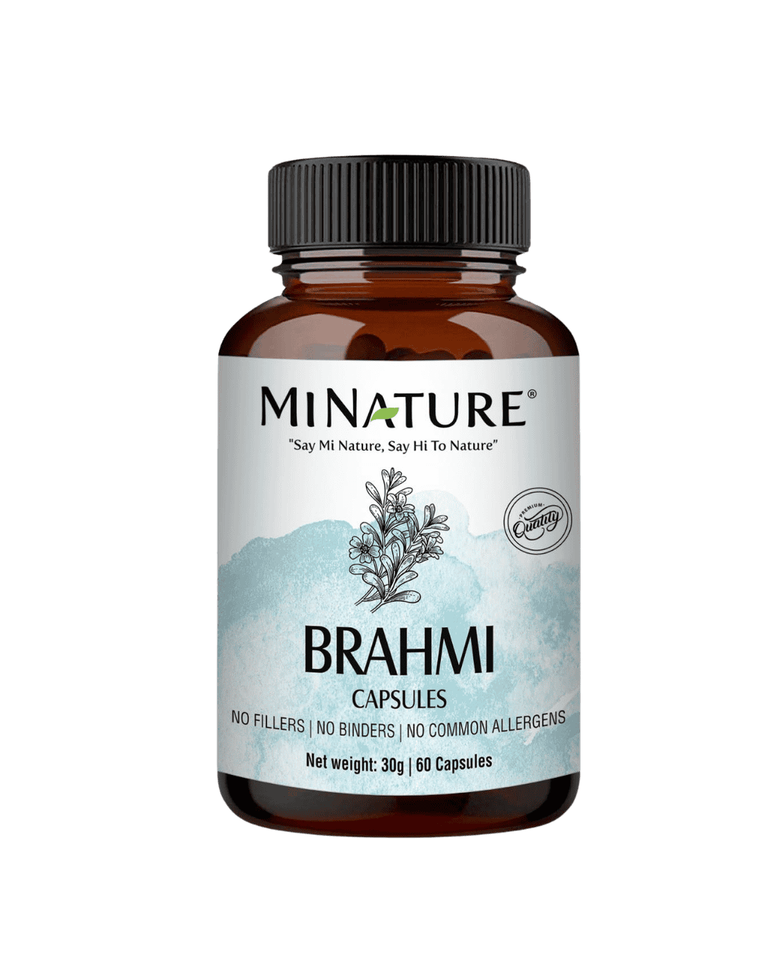 100% Natural Brahmi Capsules 60 Veg Caps | 450mg