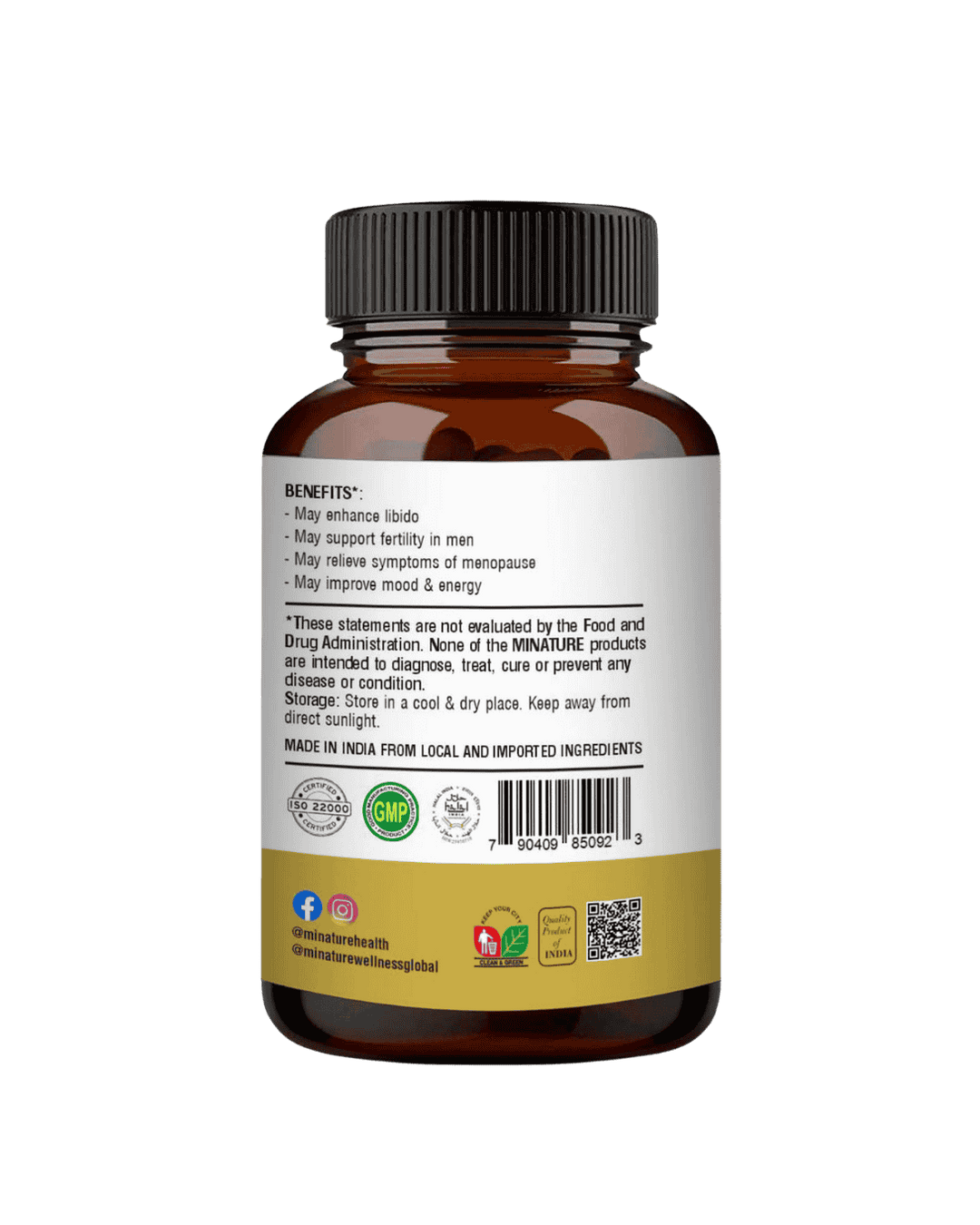 Maca Root Capsules 90 Veg Caps | 500mg