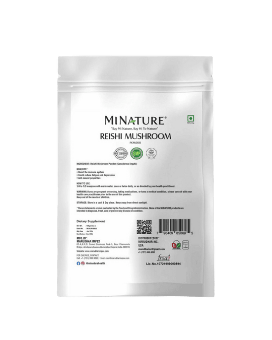 100% Natural Reishi Mushroom Powder