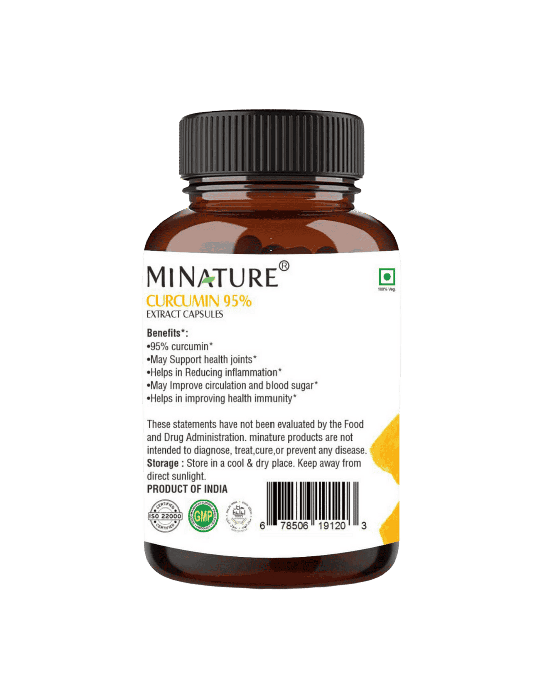 Curcumin Extract 95% (Curcuma Longa Capsules)