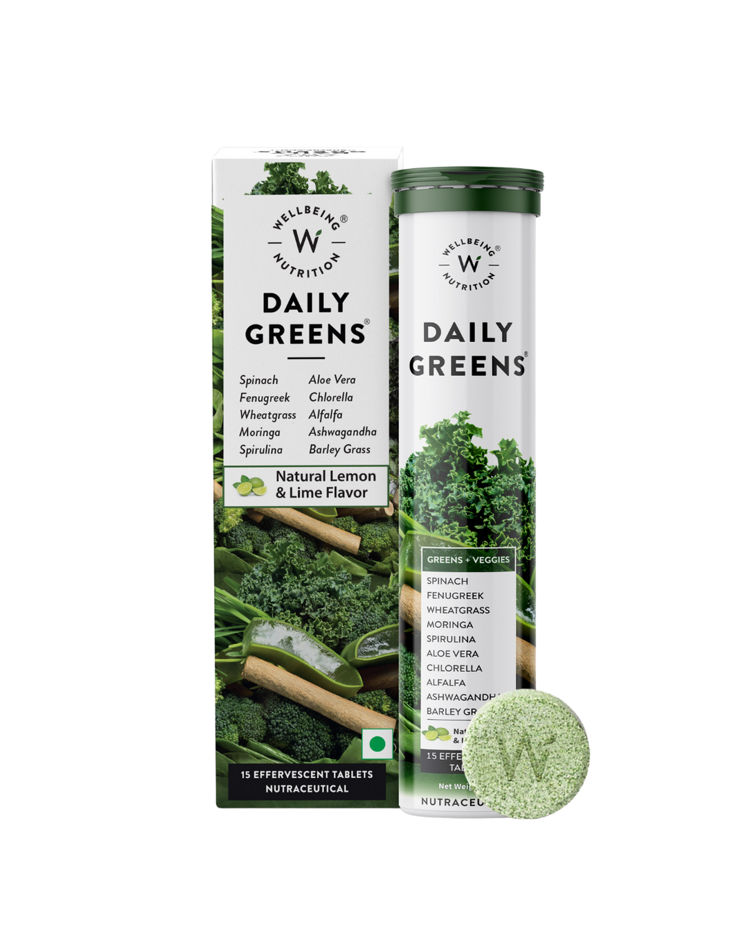 Daily Greens Effervescent - Whole Food Multivitamin