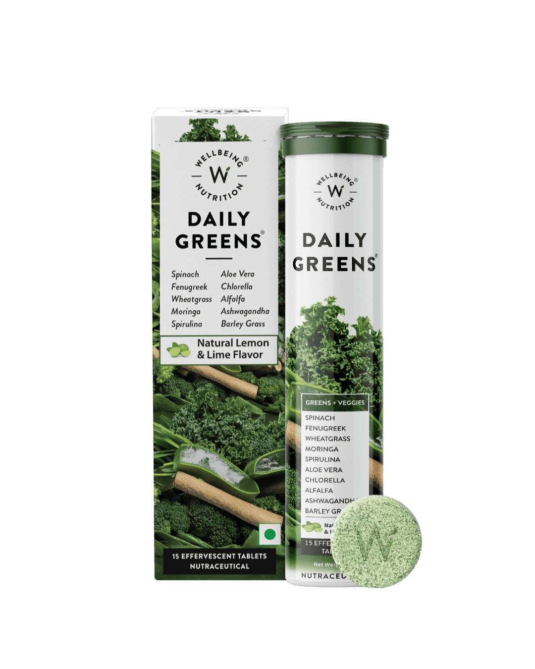 Daily Greens Effervescent - Whole Food Multivitamin