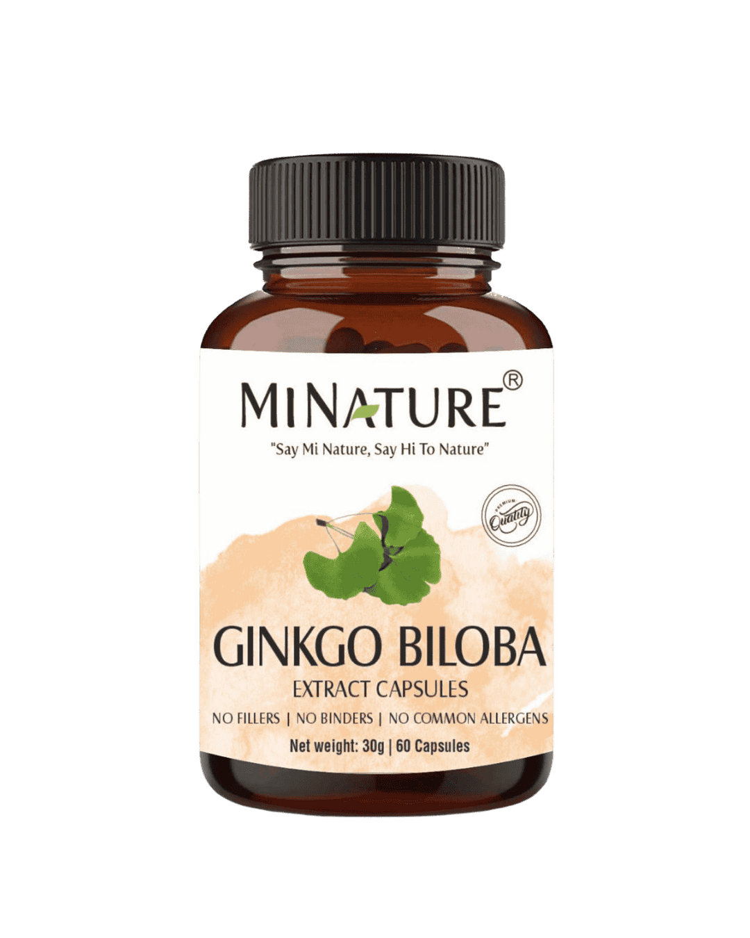 100% Natural Ginkgo Biloba Extract Capsules