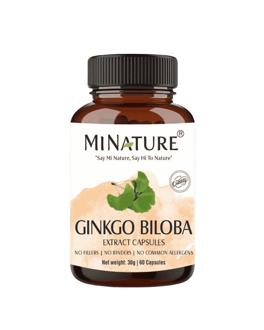 100% Natural Ginkgo Biloba Extract Capsules