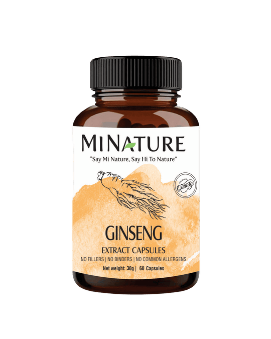 Ginseng Extract Capsules 60 Veg Capsules | 450mg - Panax Ginseng