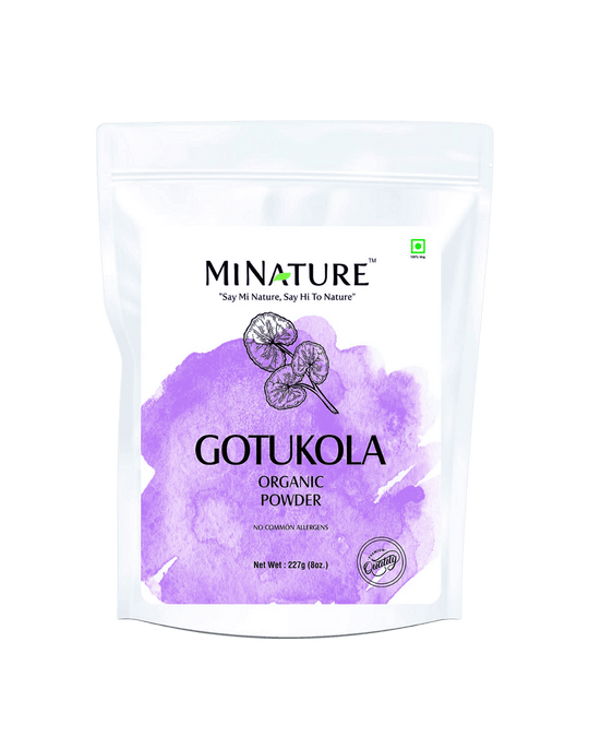 Organic Gotu Kola Powder 227g - USDA Certified