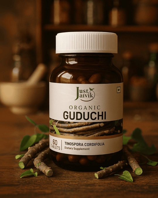 Guduchi Tablets, Just Jaivik, Ayurveda Store NZ
