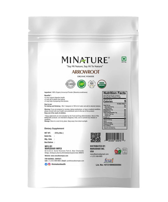 Arrowroot Powder, Minature, Ayurveda Store NZ