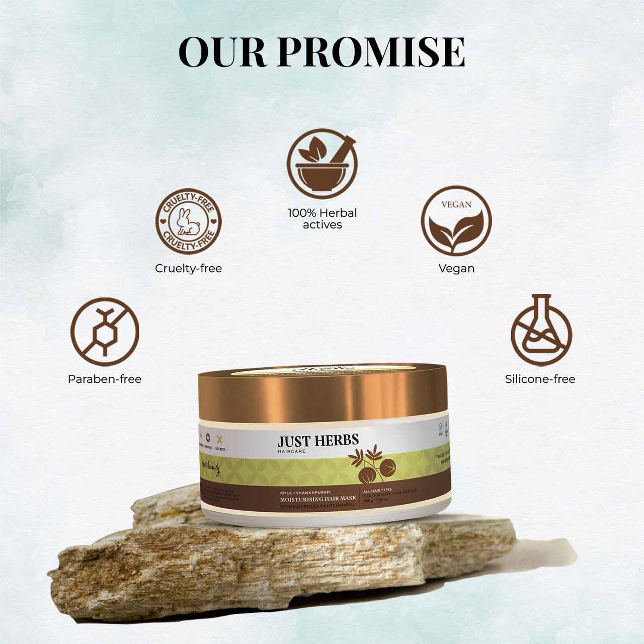 Moisturising Hair Mask with Amla and Shankhpushpi
