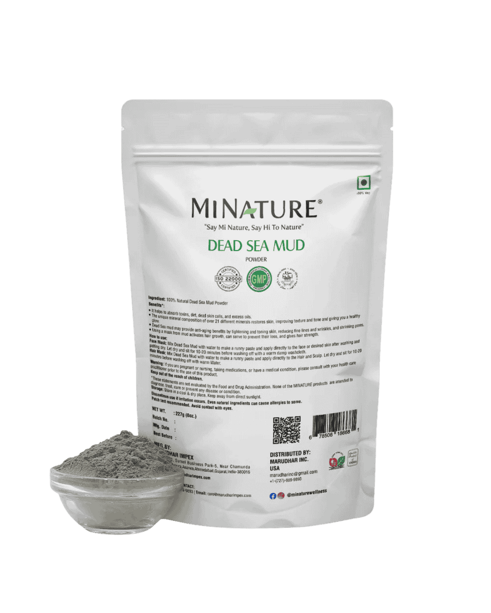 100% Natural Dead Sea Mud Powder 227g