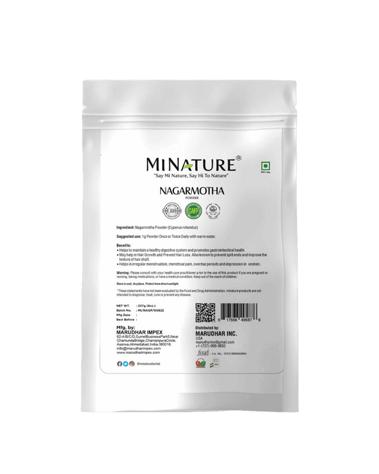 100% Natural Nagarmotha Powder (Nutgrass/Musta)