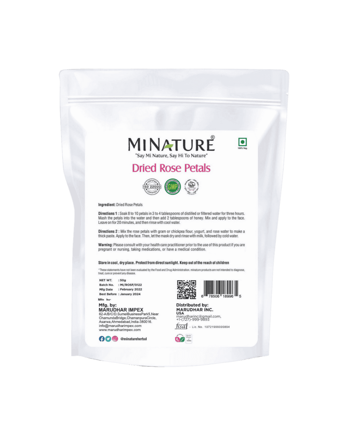 100% Natural Rose Petal Powder 227g & or Petals